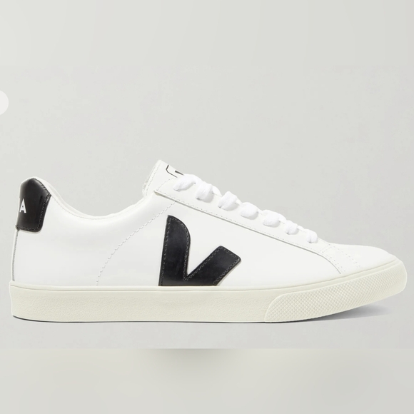 VEJA Esplar rubber-trimmed leather sneakers Size 38/7 - Picture 2 of 14